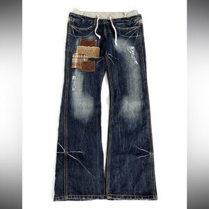 If six was nine Japanese Patchwork Jeans